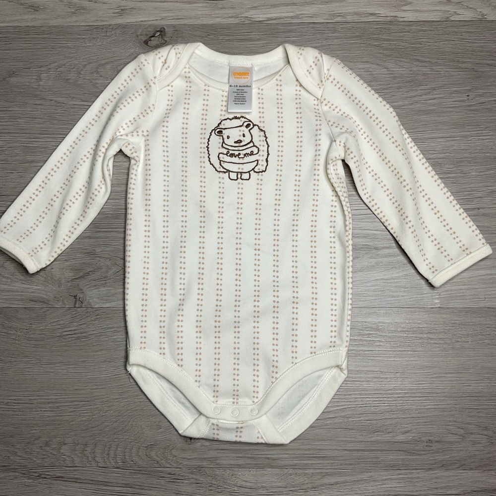 Gymboree Newborn Essentials Fall 2015 Squirrel Embroidered Bodysuit Top 6-12m‎